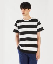 新品未使用品✨ agnes b.アニエスベー 半袖　ボーダーカットソー　サイズS agnes b.（アニエスベー） tシャツ 細ボーダー コットン 半袖Tシャツ