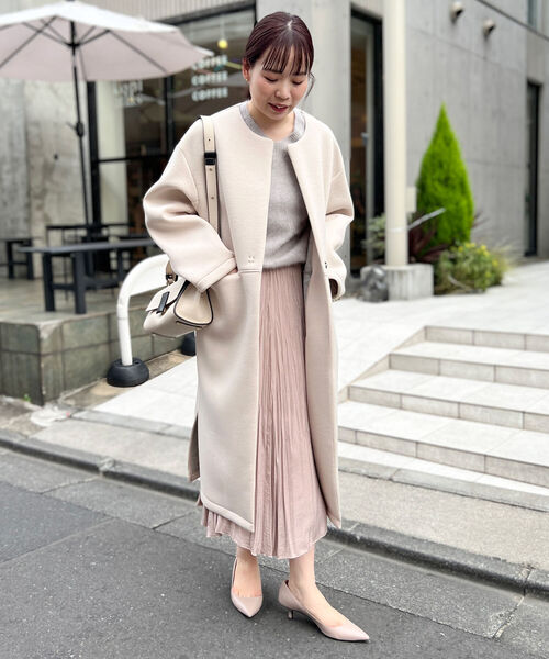 NOLLEY'S（ノーリーズ） ノーカラーコート コート 「WEB限定