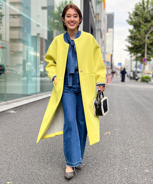 NOLLEY'S（ノーリーズ） ノーカラーコート コート 「WEB限定