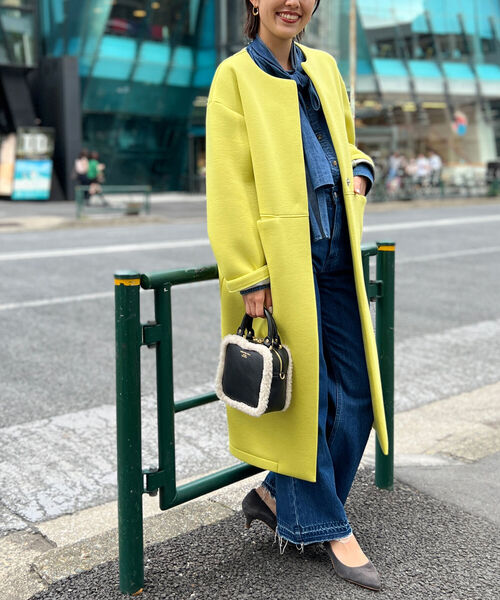 NOLLEY'S（ノーリーズ） ノーカラーコート コート 「WEB限定