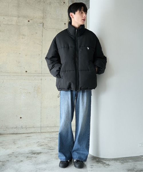 U.S. POLO ASSN. ブラック ダウンジャケット M 新品タグ付きUS Polo Assn. ブラック ダウンジャケット L
