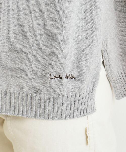 ベスト ジレ 「カラー追加／コットンカシミヤ／日本製／ワンマイルウエア」ニットベスト レディース LAURA ASHLEY ベスト ジレ 「カラー追加／コットンカシミヤ