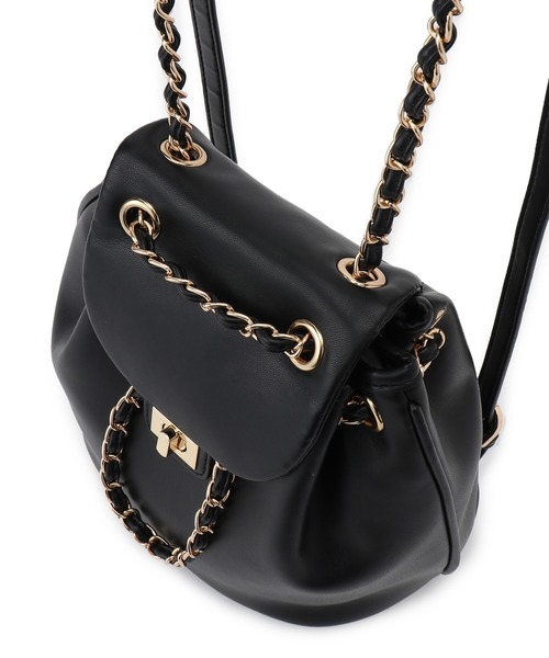 VIS（ビス） デイバック リュック チェーンミニリュック レディース