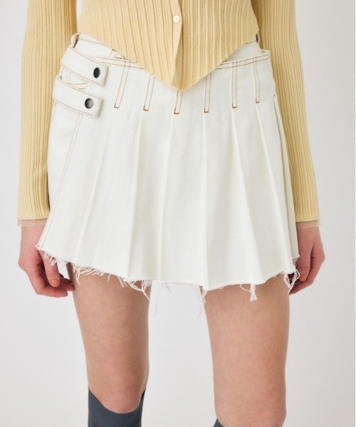 MOUSSY ジーンズ デニム デニムパンツ PLEATS LAYERED ショーツ