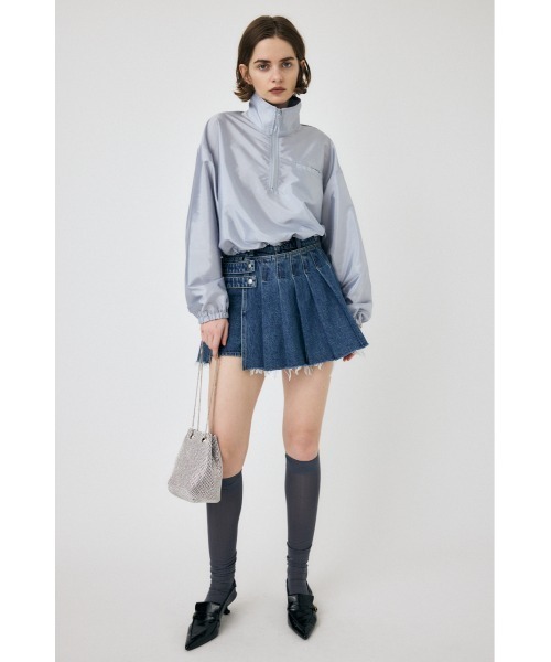 MOUSSY ジーンズ デニム デニムパンツ PLEATS LAYERED ショーツ