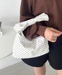 ハンドバッグ リボンモチーフ スクエアハンドバッグの詳細画像3