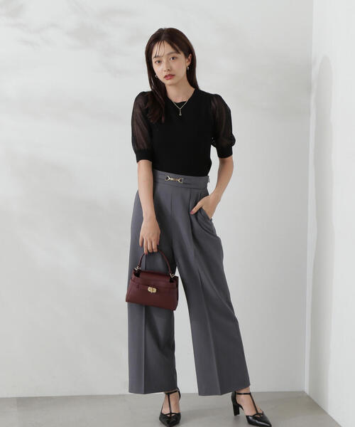 【新品未使用タグつき】The secret closet スエットパンツ WEB限定カラー】スウェットタックパンツ（フルレングス）｜FRAY