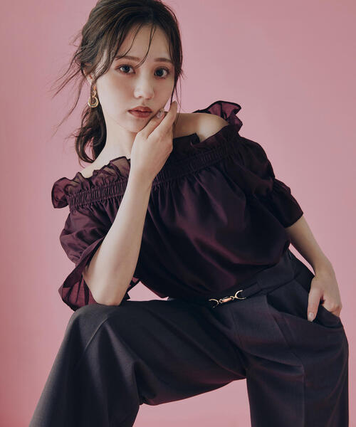 PROPORTION BODY DRESSING パンツ サスペンダー付きビットワイド