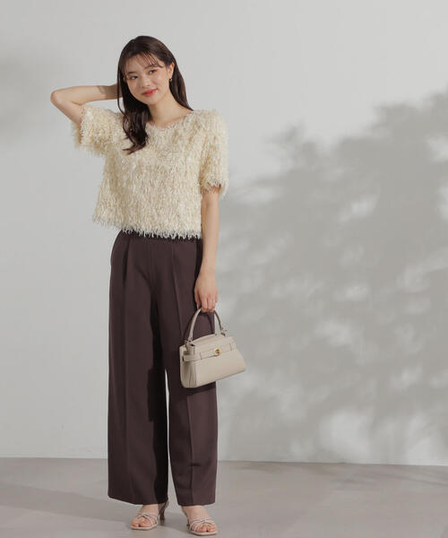 PROPORTION BODY DRESSING パンツ サスペンダー付きビットワイド