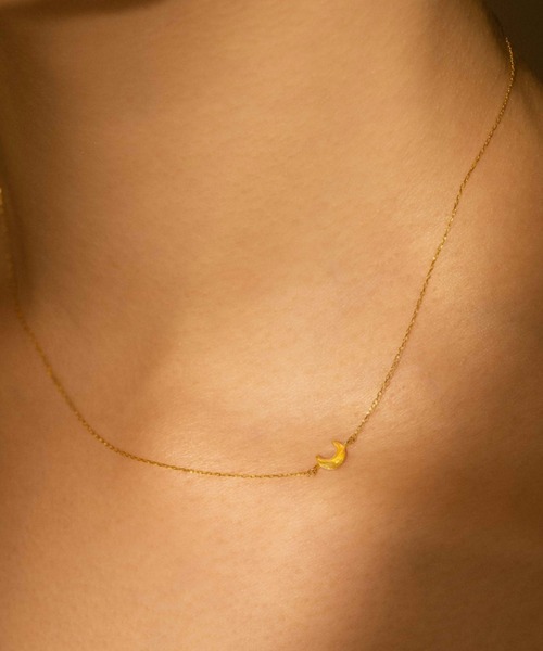 les bonbon ネックレス 「les bonbon」moonlight side necklace ムーン 