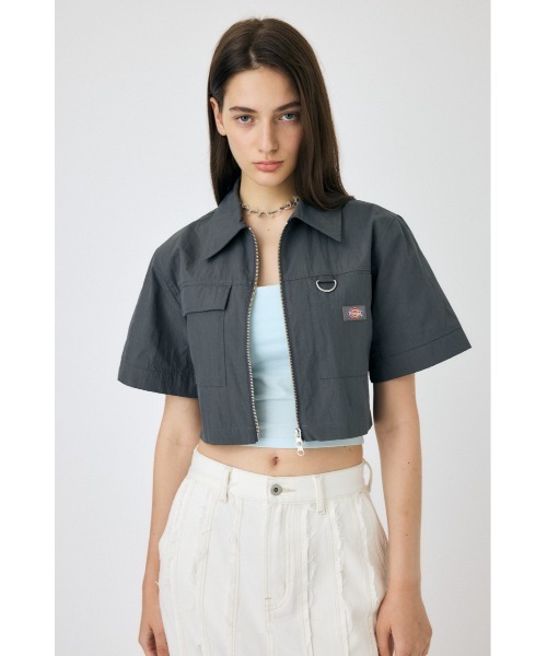 ブラウス シャツ DICKIES（R） ZIP UP WORK シャツ レディース