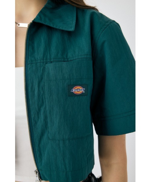 ブラウス シャツ DICKIES（R） ZIP UP WORK シャツ レディース MOUSSY ブラウス シャツ DICKIES（R） ZIP UP WORK レディース