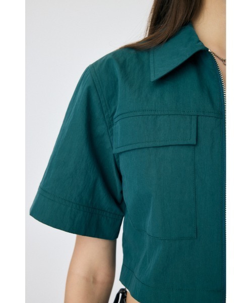 ブラウス シャツ DICKIES（R） ZIP UP WORK シャツ レディース MOUSSY ブラウス シャツ DICKIES（R） ZIP UP WORK レディース