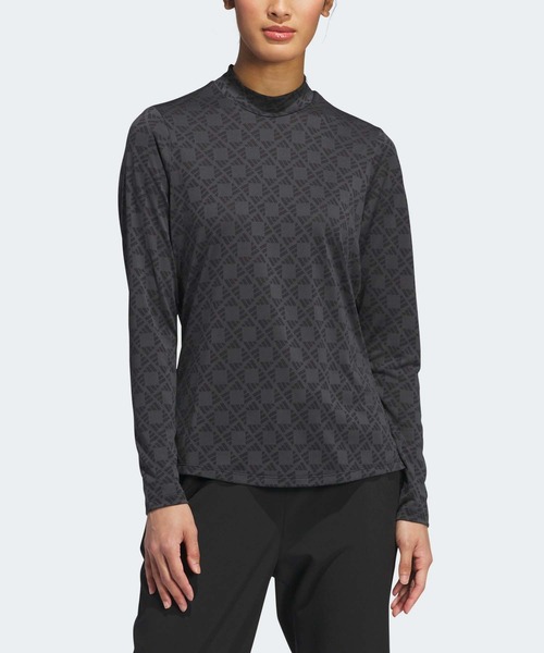 adidas（アディダス） tシャツ HEAT.RDY ジャガードモックネック 長袖