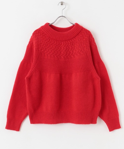 URBAN RESEARCH Sonny Label ニット セーター ケーブル求心