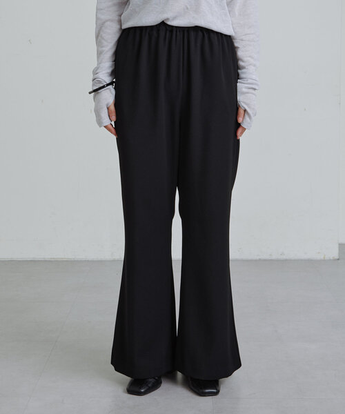 Omekashi（オメカシ） パンツ イージーフレアスラックス レディース