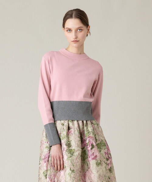 美品✨LOULOU WILLOUGHBY セーター ノースリーブ バイカラー 2 美品✨LOULOU WILLOUGHBY セーター ノースリーブ バイカラー 2