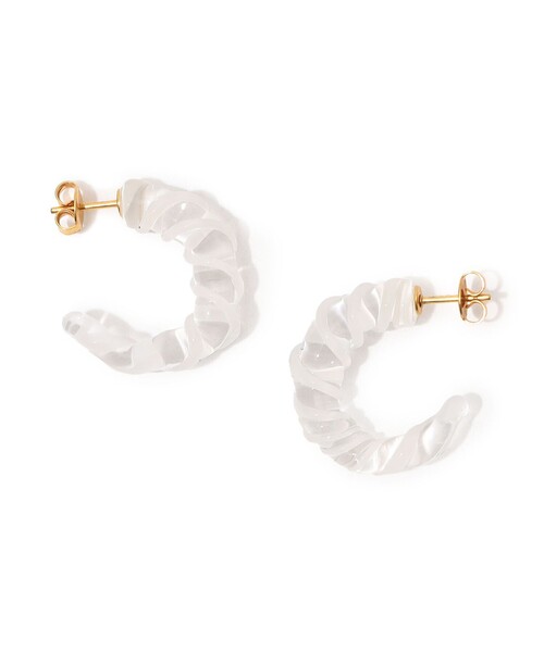 【関税込み】LEVENS JEWELS Twist フープピアス LEVENS JEWELS ピアス ツイストミニフープピアス レディース