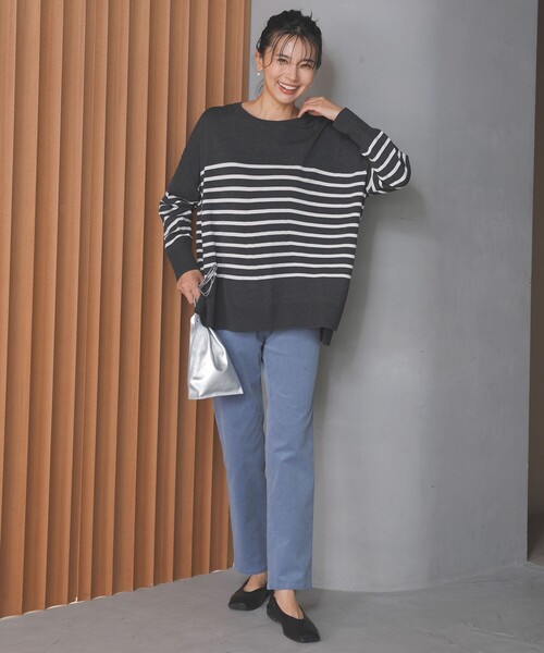 UNFILO（アンフィーロ） パンツ ストレッチコーデュロイ スリムパンツ