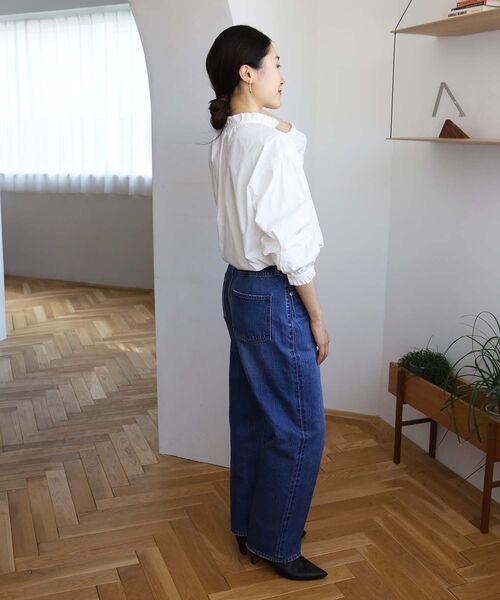 【高級希少】 カシミヤ100％ ELBORN エルボーン ストレートデニムパンツ le.coeur blanc ジーンズ デニム デニムパンツ オーセンティック