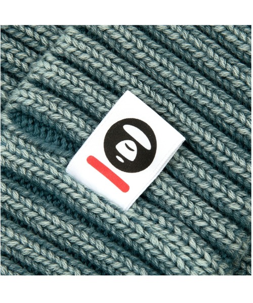 ショッパー付　新品未使用タグ有　A BATHING APE　 KNIT CAP BAPE SILICON APE HEAD KNIT CAP - BLACK – Undefeated