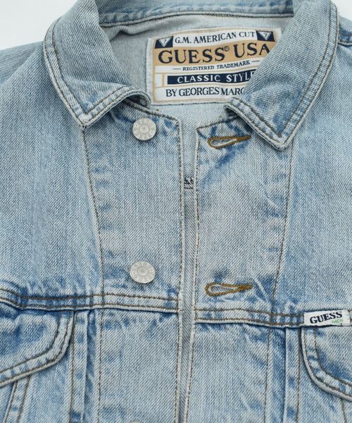 GUESS デニムジャケット gジャン 「ヴィンテージ古着」GUESS USA
