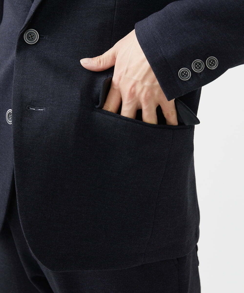 grancy テーラードセットアップ 黒 Mサイズ GRANCY】Reverse LayeredDesign TailoredJacket / リバース レイヤード