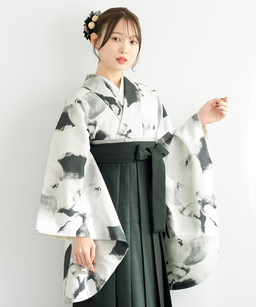 SOUBIEN（創美苑） 着物 卒業式 floroレディース袴4点セット （着物 