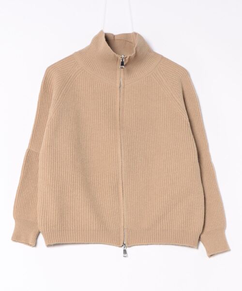 COO+i（クーイ） ニット セーター ダブルジップハイネックニット