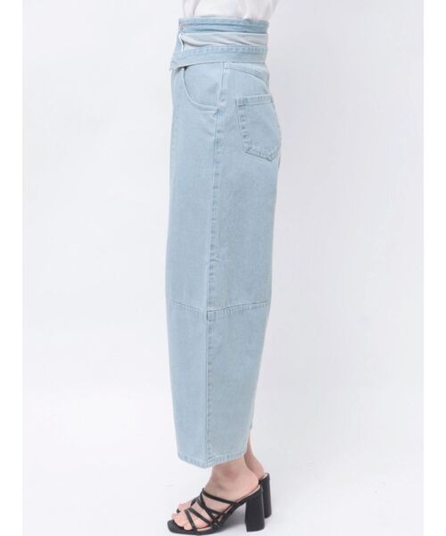 新品　定価10,890円　dazzlin カーブデニム　ハイウエスト　低身長 dazzlin ジーンズ デニム デニムパンツ カーブラインデニム