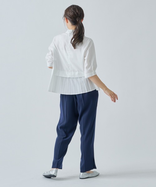 WHYTO（ホワイト） パンツ 「WHYTO. / ホワイト」 SIDE SLIT SLACKS