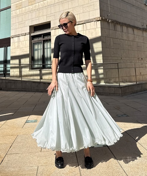 ALLISON BROWN ダークパープル 馬柄 カーディガン