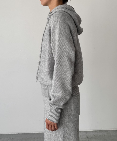 CANAL JEAN（キャナルジーン） セットアップ El mar パーカーニット