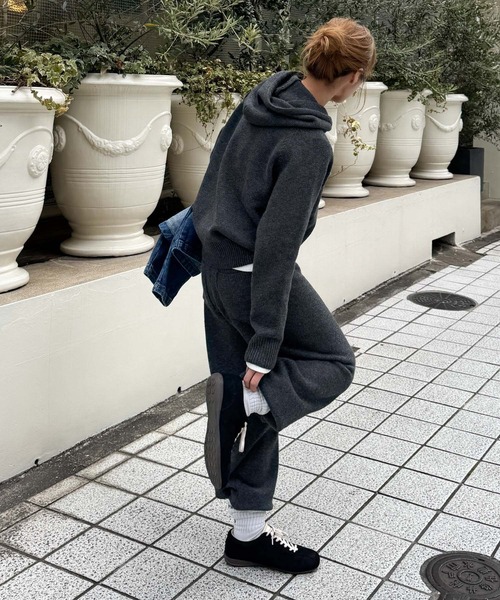 CANAL JEAN（キャナルジーン） セットアップ El mar パーカーニット