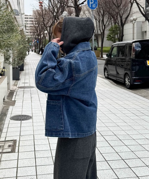 キャナルジーン CANAL JEAN El mar ウール混パーカーSET UP キャナルジーン CANAL JEAN El mar ウール混パーカーSET UP （グレー