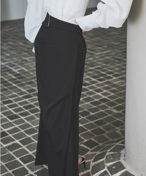 AIC. スカート ドレープロングスカート/セットアップ可能 : ZOZOTOWN