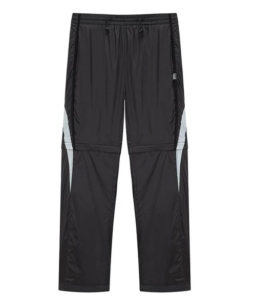 【関税込み】Re/Done ブラック Sunland トラックパンツ 2タックワイドスラックスパンツ｜ACLENT（アクレント）