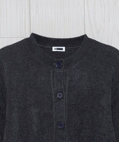 H BEAUTY&YOUTH UNITED ARROWS カーディガン 「H」モールヤーン