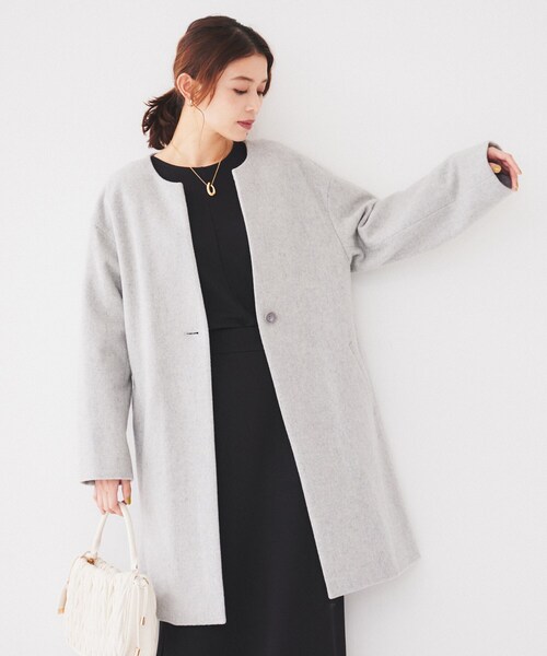 美品 12万円 近年モデル HERNO ドロップショルダー コート 美品 12万円 近年モデル HERNO ドロップショルダー コート