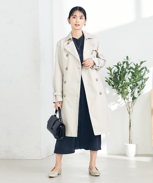 a.v.v（アー・ヴェ・ヴェ） トレンチコート コート ベーシックロング