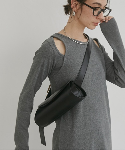 ANGIE ショルダーバッグ バッグ ロールショルダーBAG レディース
