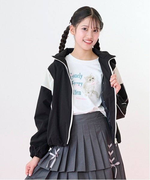 mezzo piano Junior（メゾピアノ ジュニア） ブルゾン アウター 「撥水