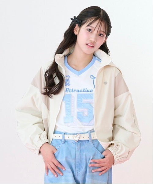 mezzo piano Junior（メゾピアノ ジュニア） ブルゾン アウター 「撥水