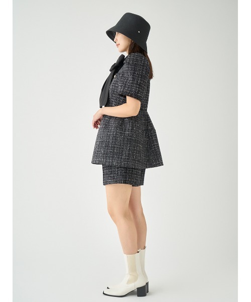 CELFORD ノーカラージャケット　オフホワイト　新品未使用 CELFORD（ノーカラージャケット ・ ホワイト/白色系）のフリマ