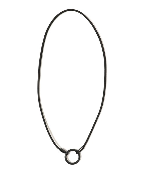 LA LOOP ラループ グラスホルダー ブラックレザー green optical | LA LOOP - グラスホルダー