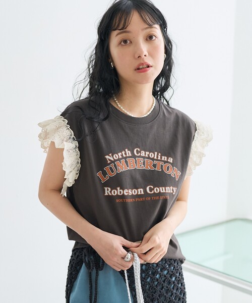 レースドッキングロゴTシャツ FREAK'S STORE/レースドッキング ロゴTシャツ｜Daytona Park