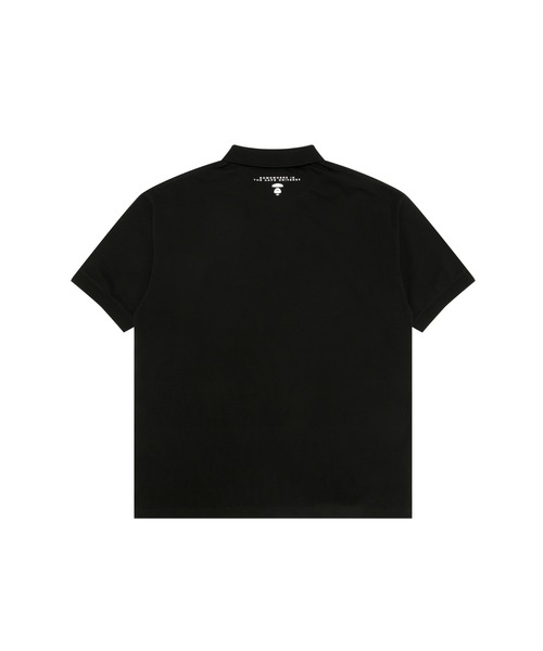 A Bathing Ape 黒 ポロシャツ A BATHING APE ポロシャツ CROSSBONE POLO メンズ : ZOZOTOWN