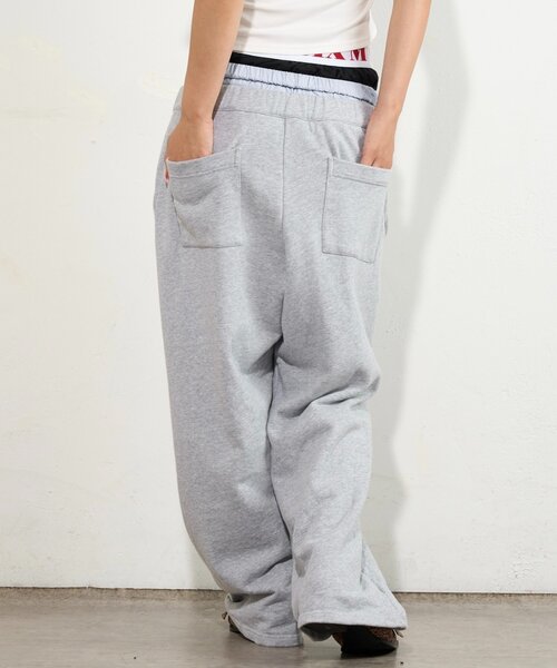 【新品未使用】PDK SHIRRING HEM PANTSスウェットパンツ M UNDER ARMOUR (アンダーアーマー) FITTED 裾リブ スウェット地