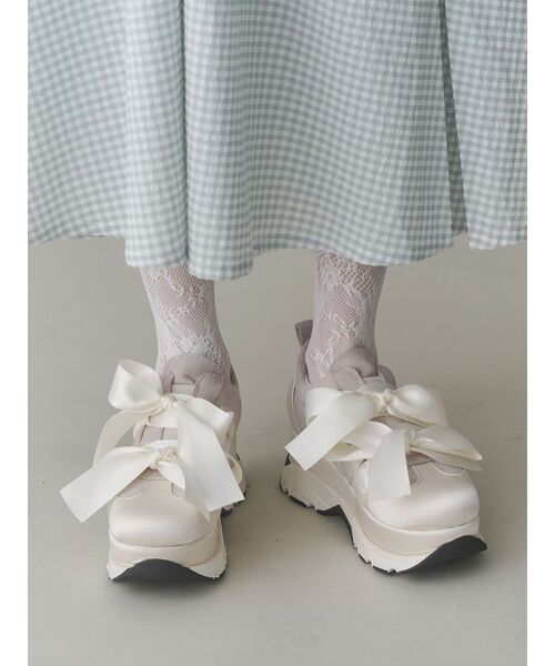 靴 merry jenny ribbon ribbon sandal merry jenny (セール30%OFF) / メリージェニー glitterリボン