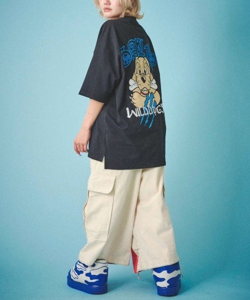 ガルフィー GALFY 覚醒ビーストTee 半袖Tシャツ ブラック ブルー L GALFY】覚醒ビーストTee(解) | OUR BRAND,GALFY | PRESSING WEB SHOP